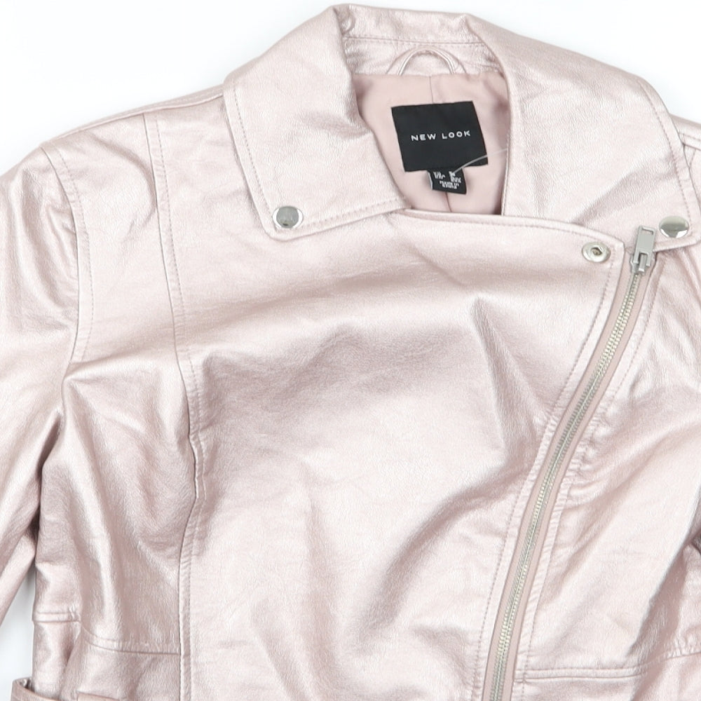 Womens UK Size 8 New Look Pink Jacket