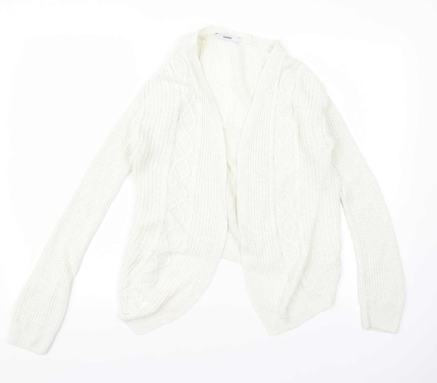 George Womens Beige   Cardigan Jumper Size 8