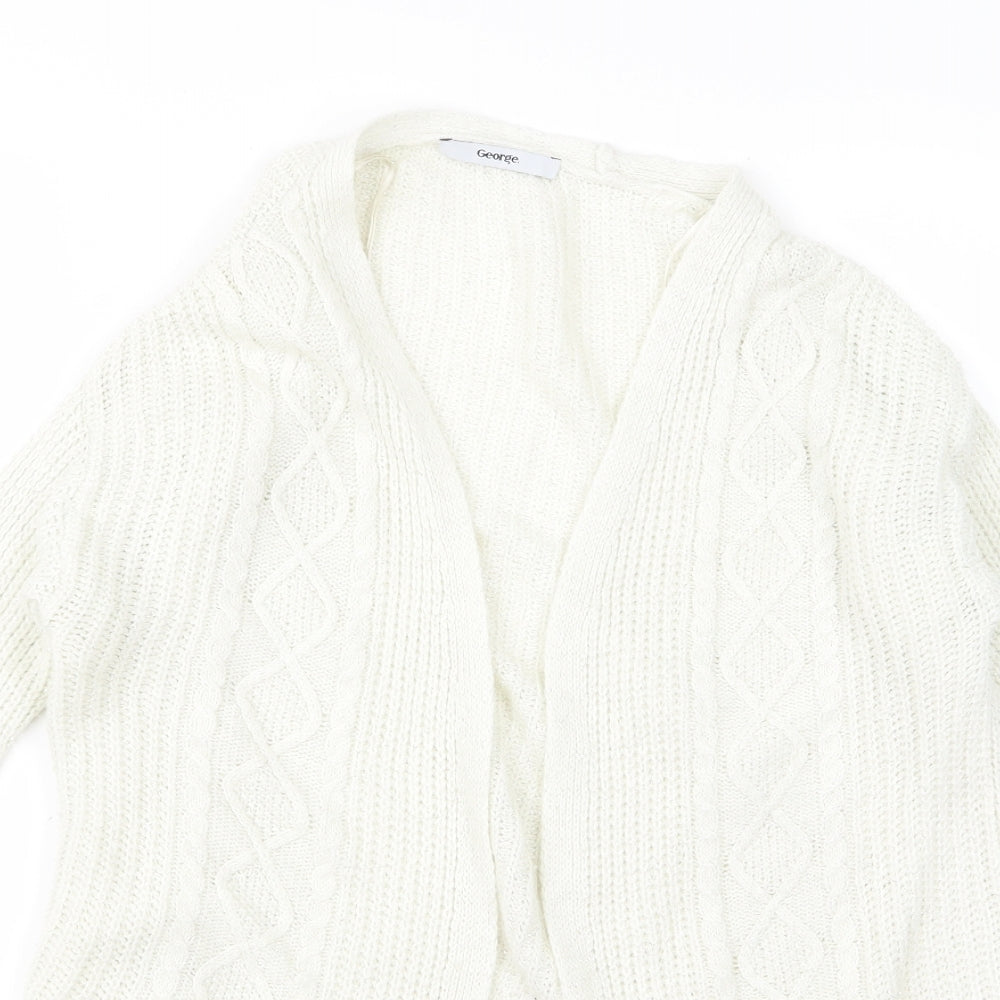 George Womens Beige   Cardigan Jumper Size 8