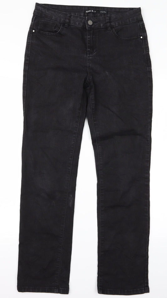 Denim Womens Green   Trousers  Size 10 L28 in