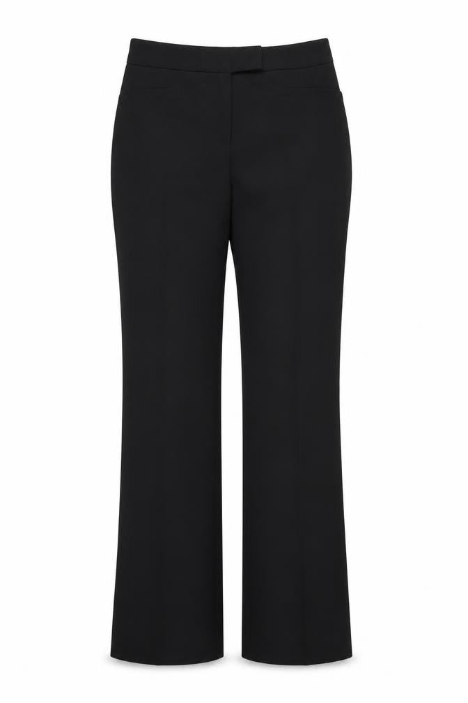 Womens UK Size 10 Preworn Regular Fit  Black Trousers