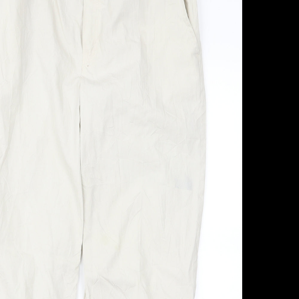 Womens UK Size 10 st michael Regular Fit  Beige Trousers