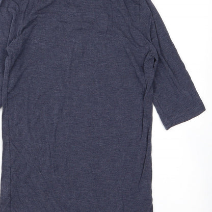 Womens UK Size M Preworn Green Basic T-Shirt