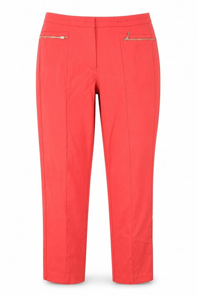 Womens UK Size 10 F&F Regular Fit  Pink Trousers