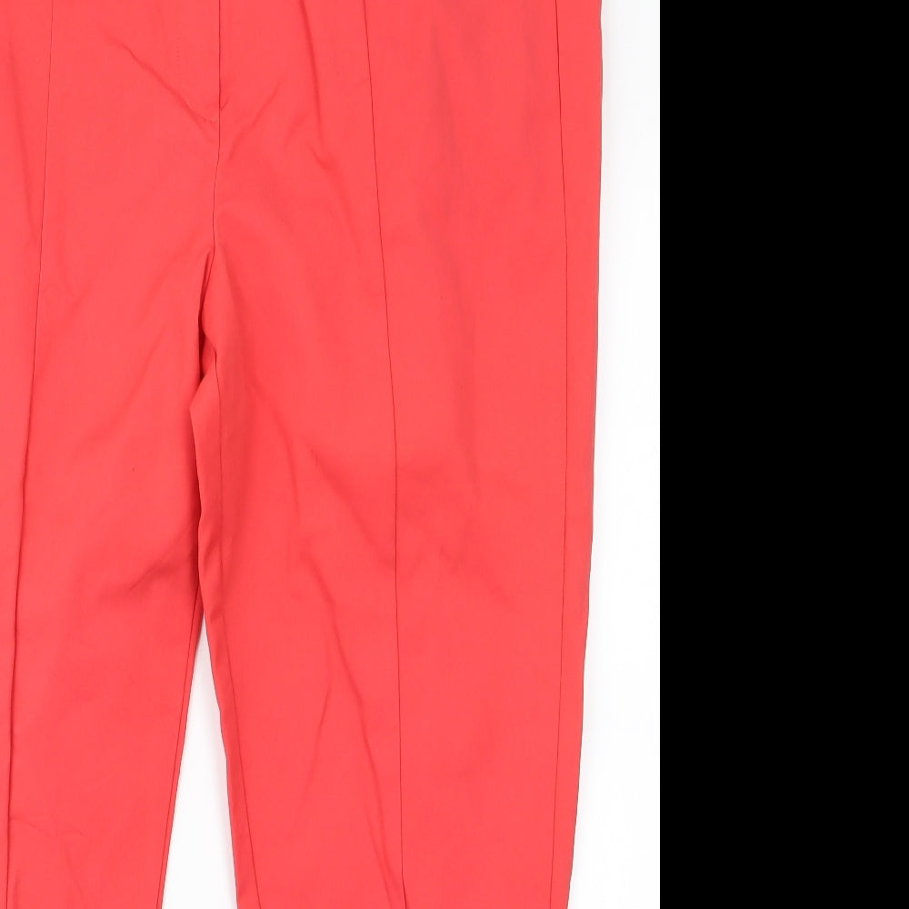 Womens UK Size 10 F&F Regular Fit  Pink Trousers