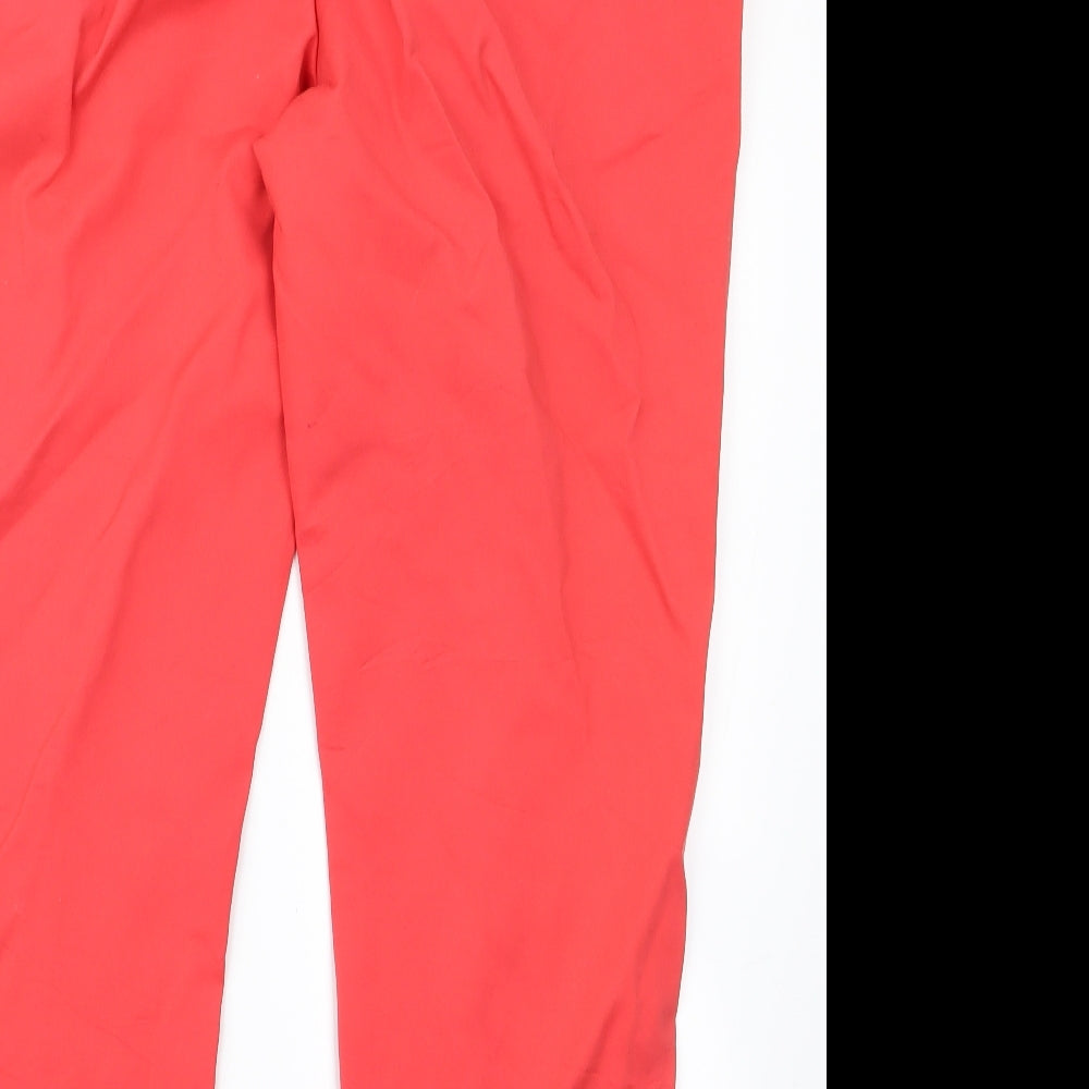 Womens UK Size 10 F&F Regular Fit  Pink Trousers
