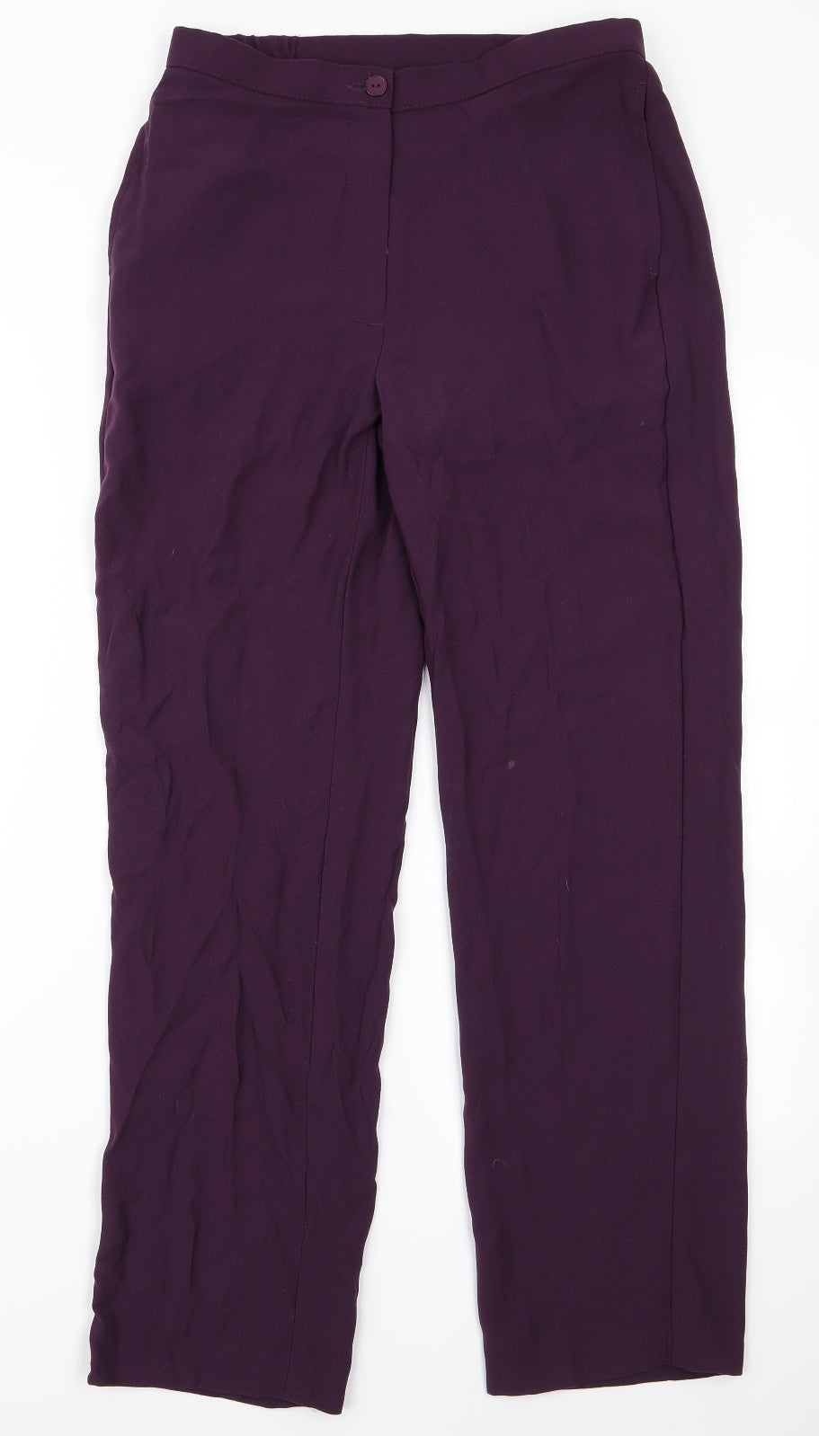 Womens UK Size 30 Preworn Regular Fit  Purple Trousers