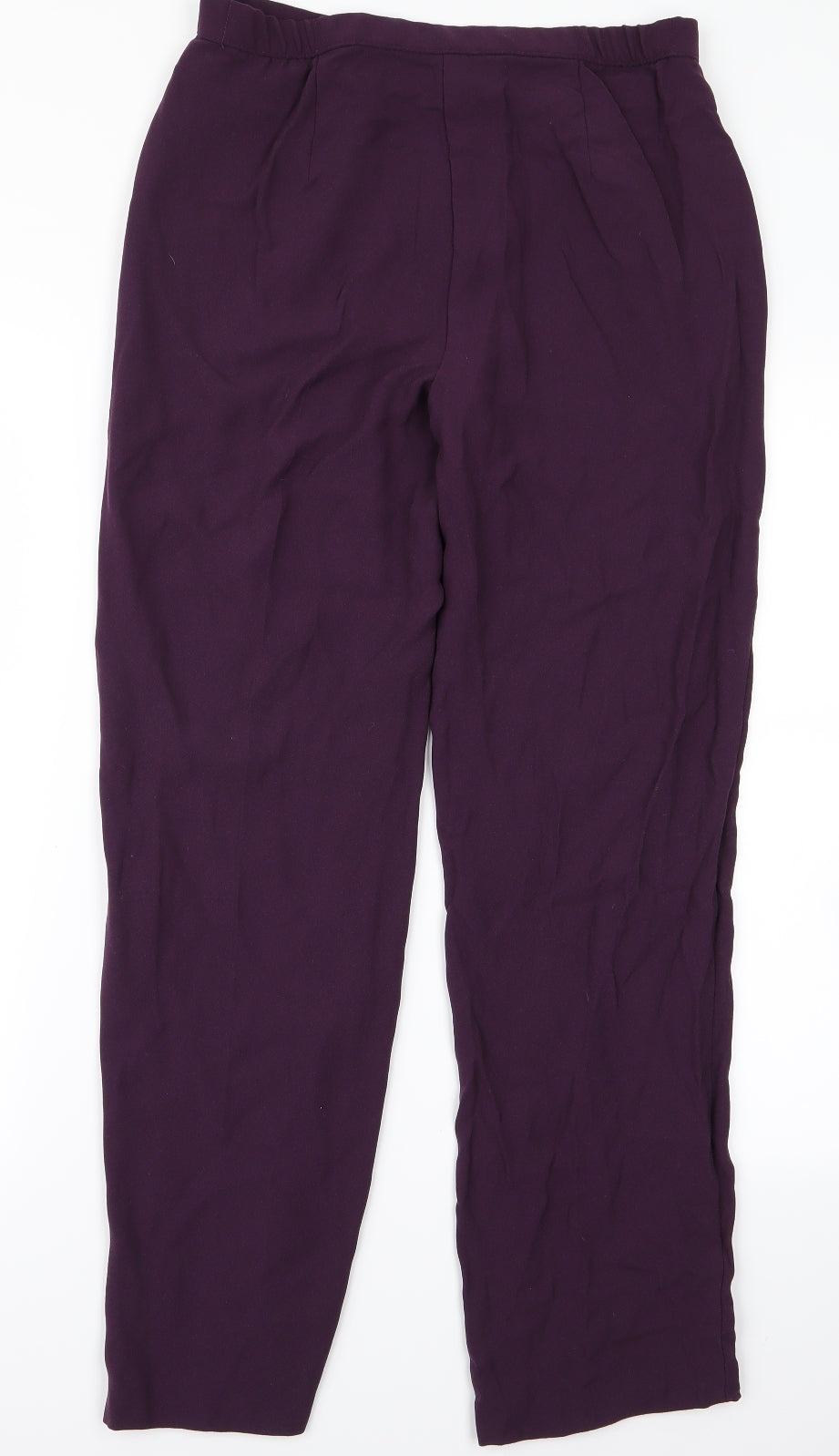 Womens UK Size 30 Preworn Regular Fit  Purple Trousers