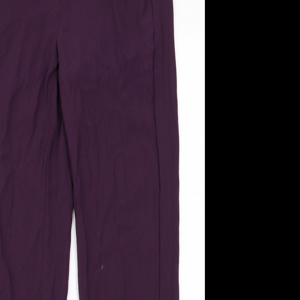Womens UK Size 30 Preworn Regular Fit  Purple Trousers