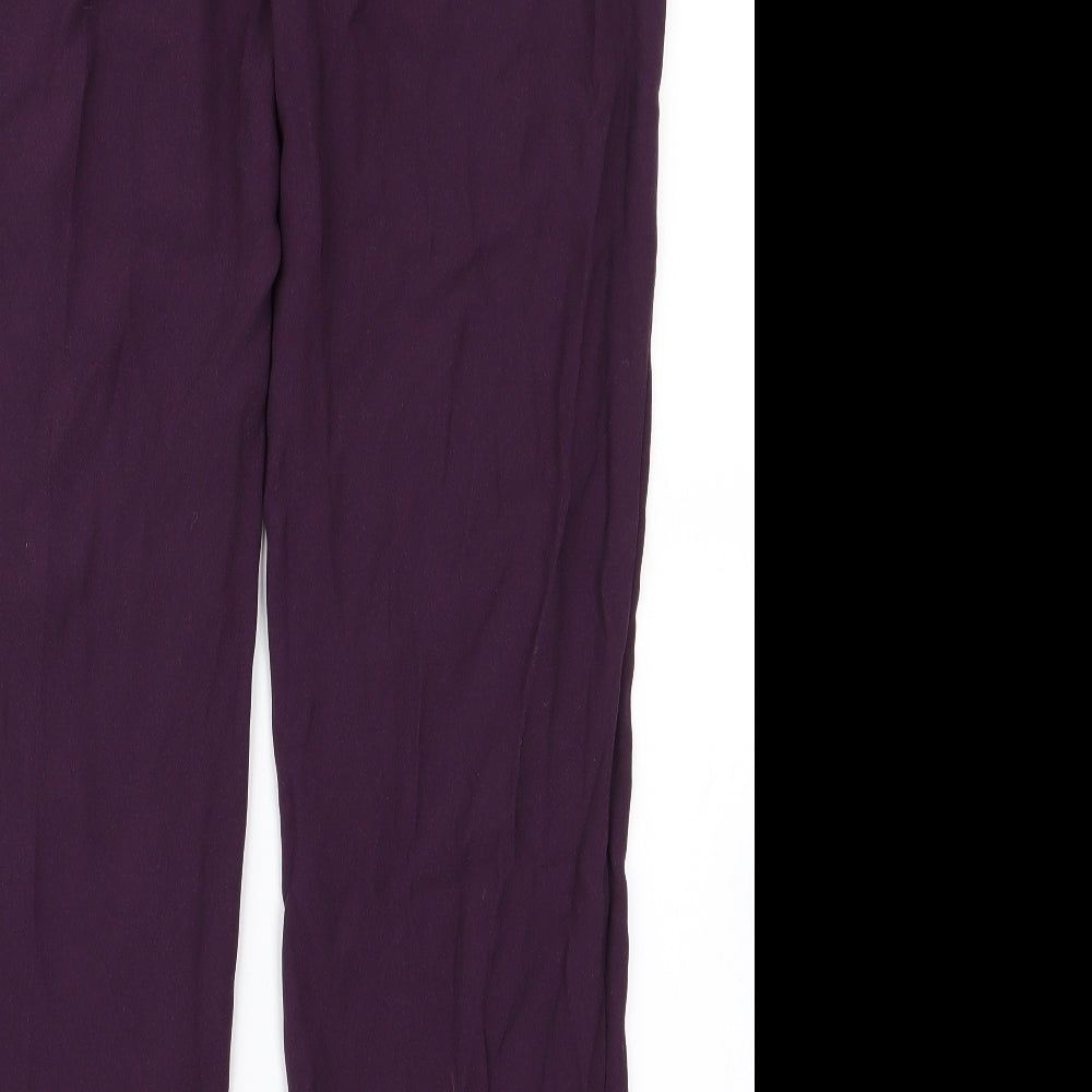 Womens UK Size 30 Preworn Regular Fit  Purple Trousers