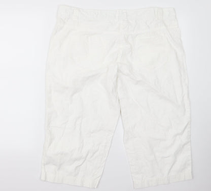 George Womens White   Trousers  Size 36 L21 in