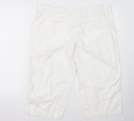 George Womens White   Trousers  Size 36 L21 in