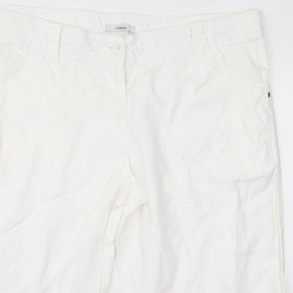 George Womens White   Trousers  Size 36 L21 in