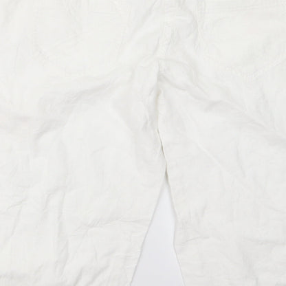 George Womens White   Trousers  Size 36 L21 in