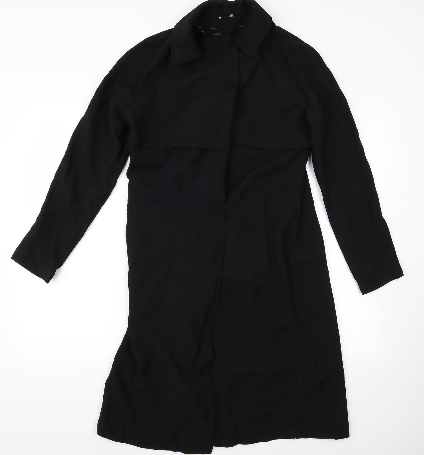 George Womens Black   Overcoat Jacket Size 8