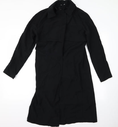 George Womens Black   Overcoat Jacket Size 8