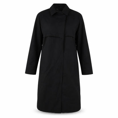 Womens UK Size 8 George Black Overcoat