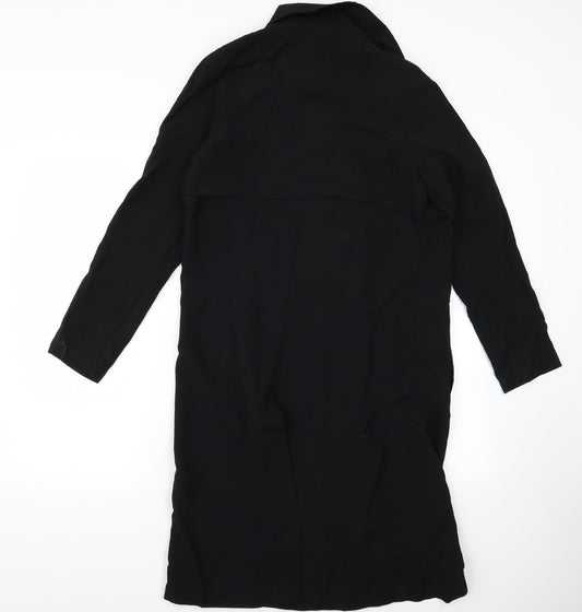 George Womens Black   Overcoat Jacket Size 8