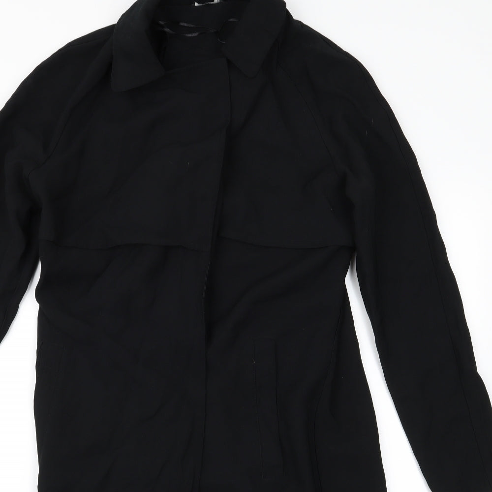 George Womens Black   Overcoat Jacket Size 8