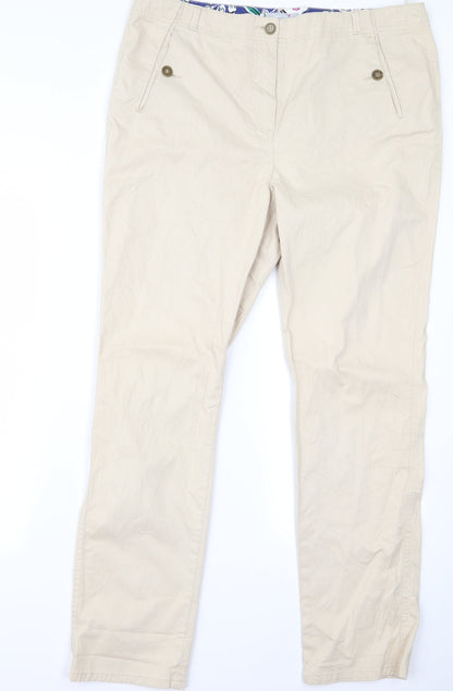 peruna Womens Black   Trousers  Size 12 L29 in