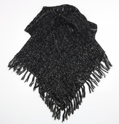 Peakocks Womens Black   Cape Jumper Size M