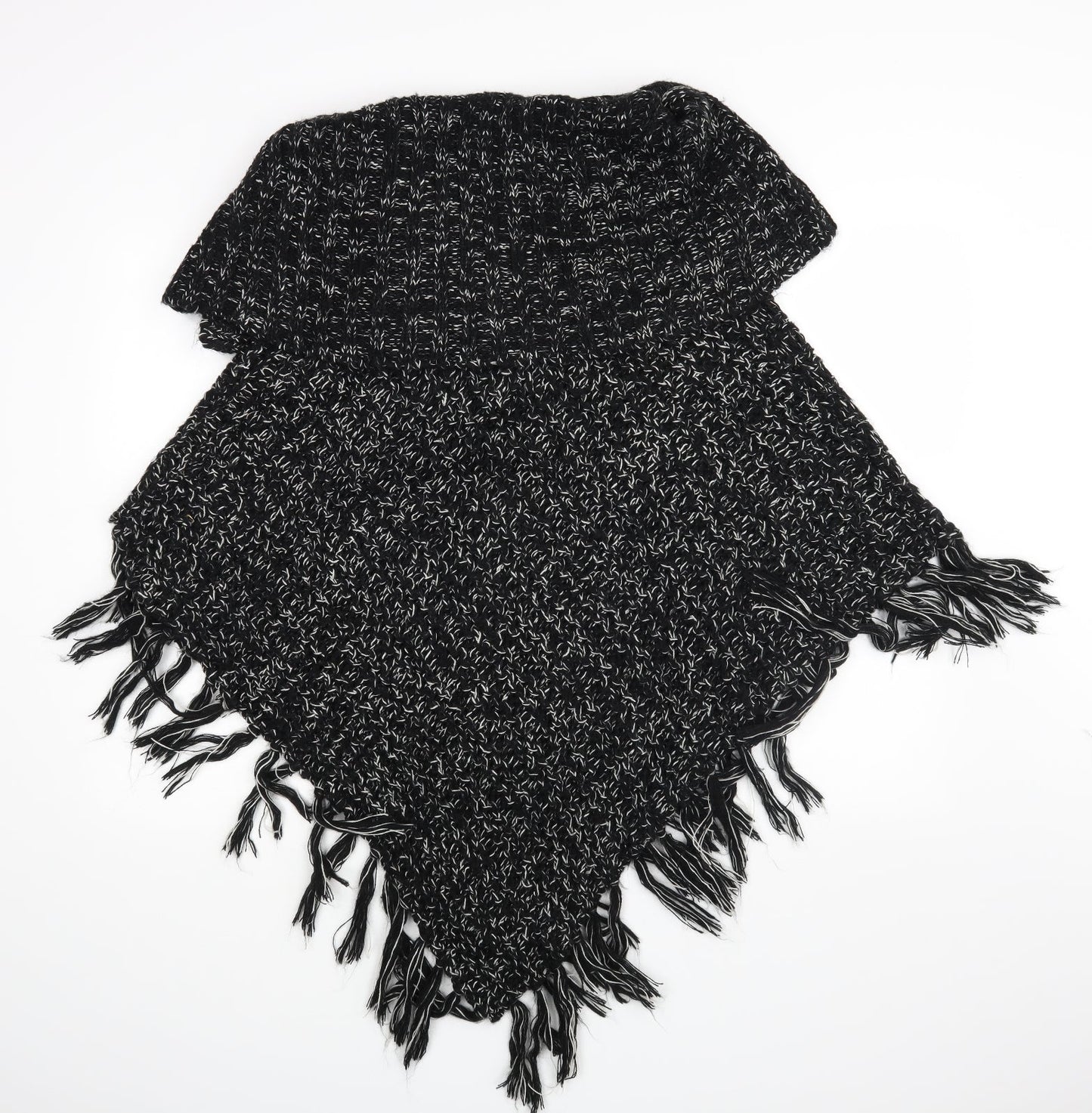 Peakocks Womens Black   Cape Jumper Size M