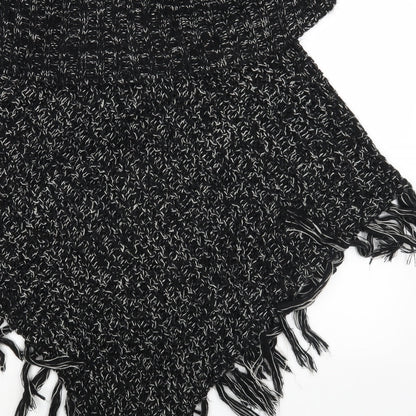 Peakocks Womens Black   Cape Jumper Size M