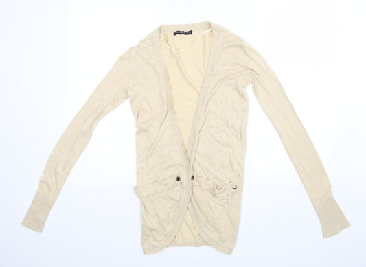 Atmosphere Womens Beige   Wrap Jumper Size 14