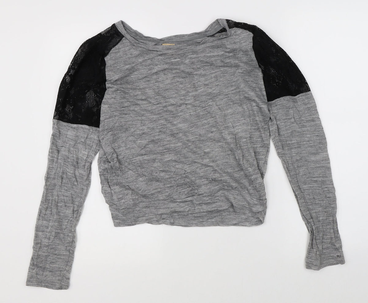 Zara Womens Grey   Pullover Jumper Size M