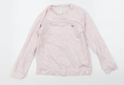 F&F Girls Pink    Pyjama Top Size 9-10 Years