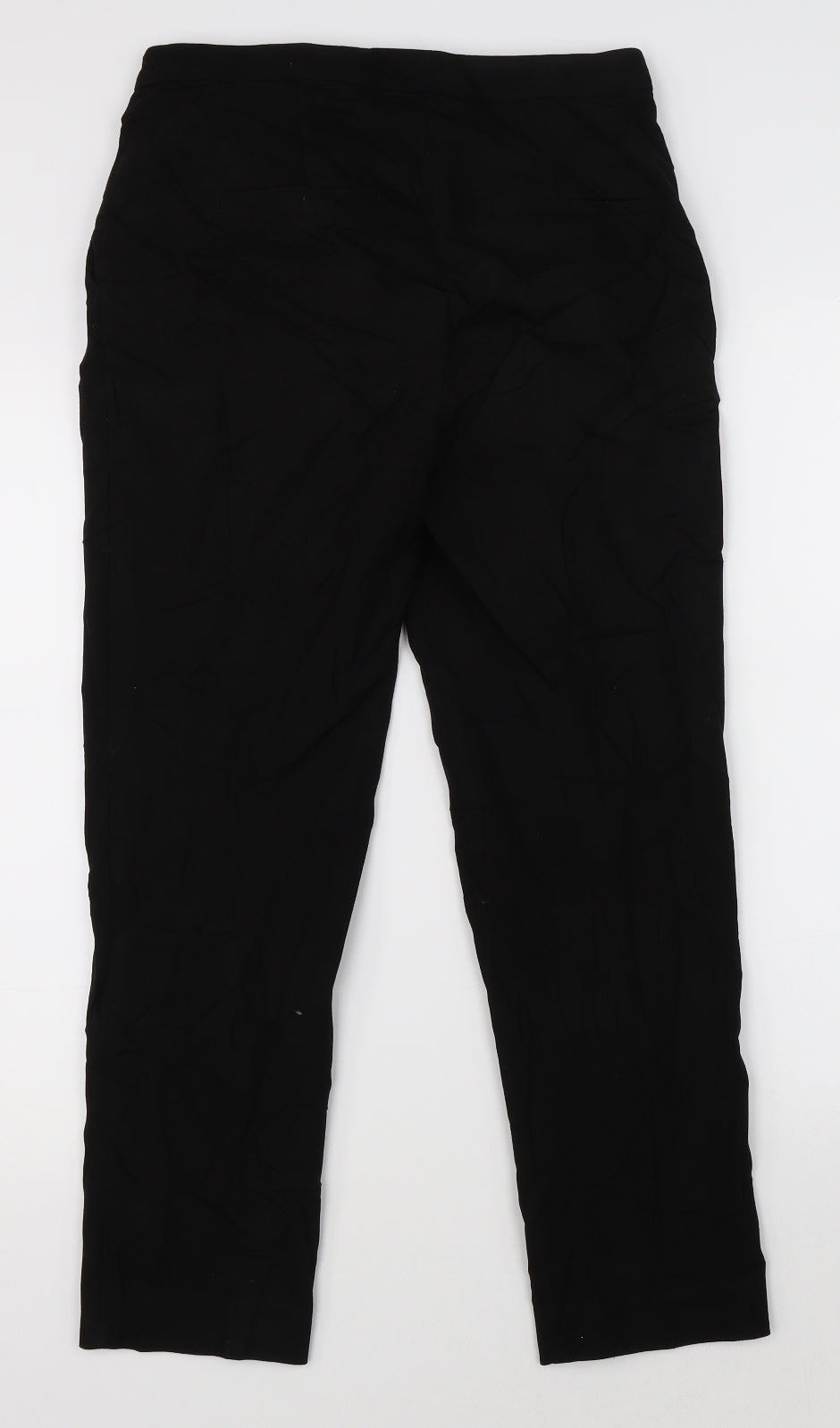 Womens UK Size 6 H&M Regular Fit Dress Pants Black Trousers