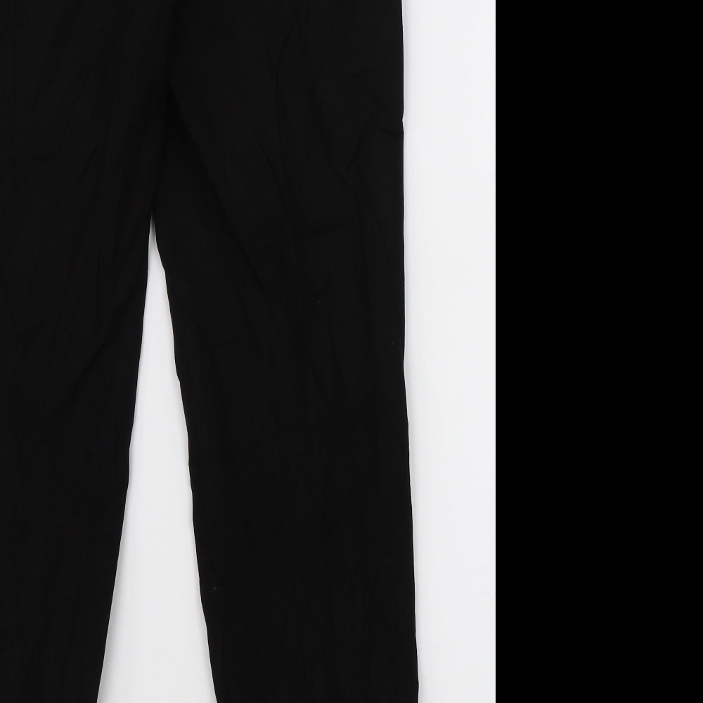 Womens UK Size 6 H&M Regular Fit Dress Pants Black Trousers
