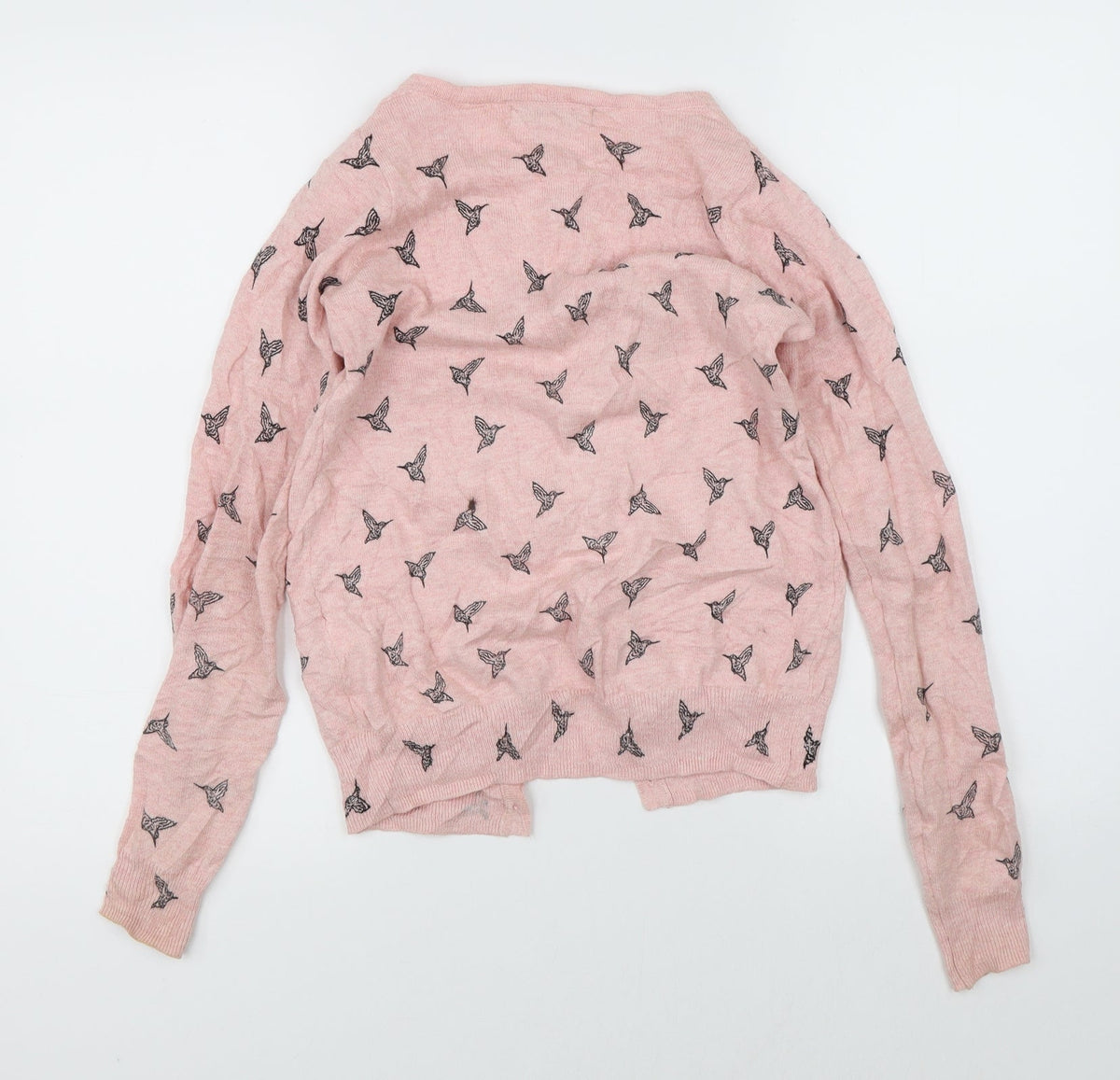 Back view of Atmosphere women’s pink cape jumper, size UK 4