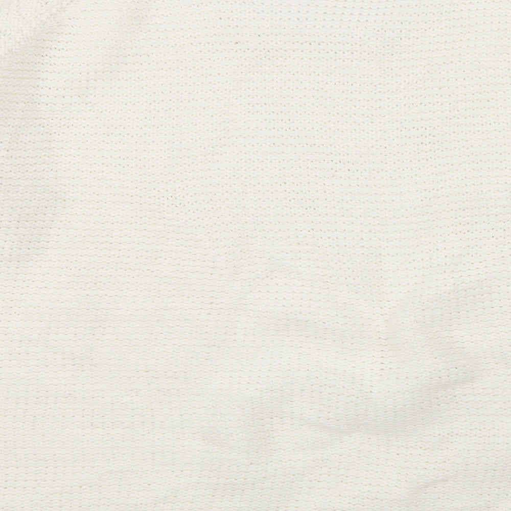 EWM Womens White   Pullover Jumper Size L