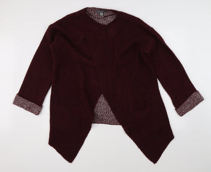 Primark Womens Red   Cardigan Jumper Size M