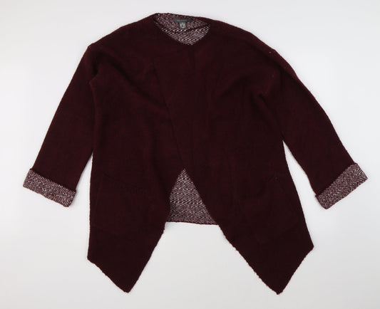 Primark Womens Red   Cardigan Jumper Size M
