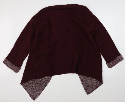 Primark Womens Red   Cardigan Jumper Size M