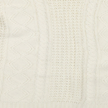 Affections Womens Beige  Knit Pullover Jumper Size XL