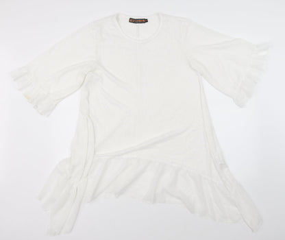 QED London Womens White   Shift  Size M