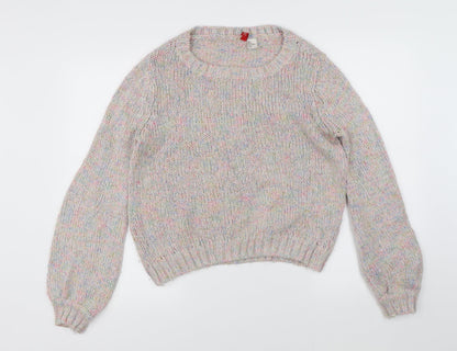 Divided Womens Multicoloured  Knit Pullover Jumper Size 6