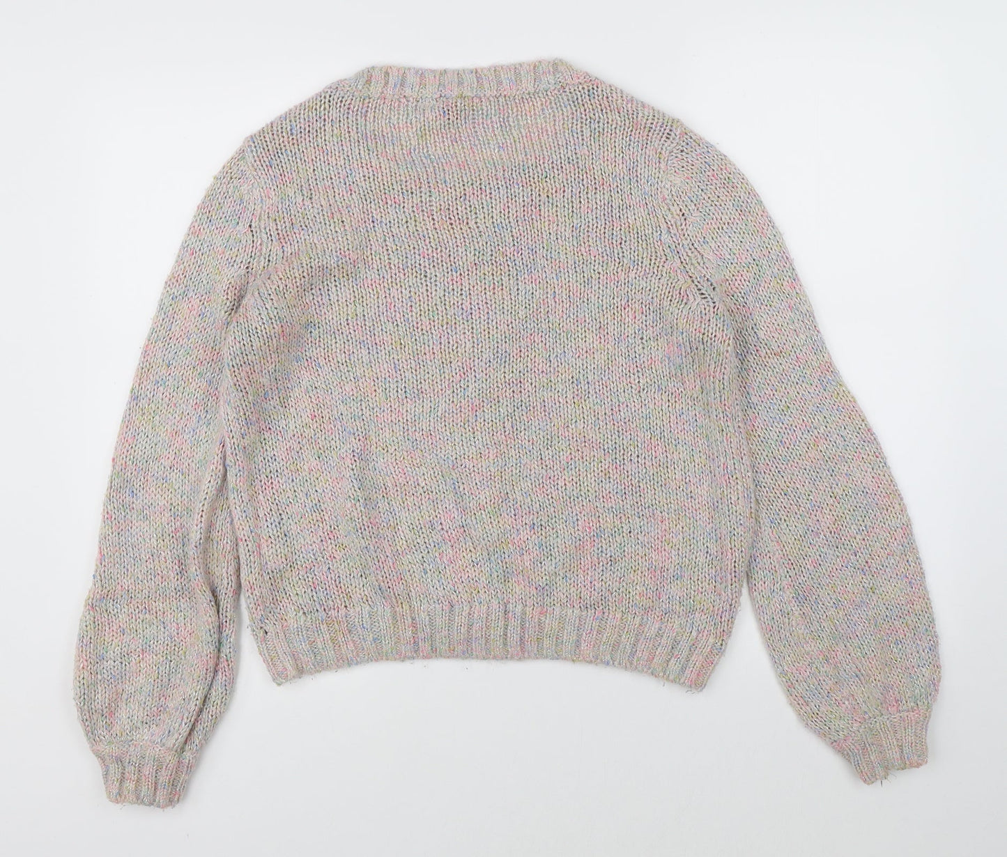Divided Womens Multicoloured  Knit Pullover Jumper Size 6