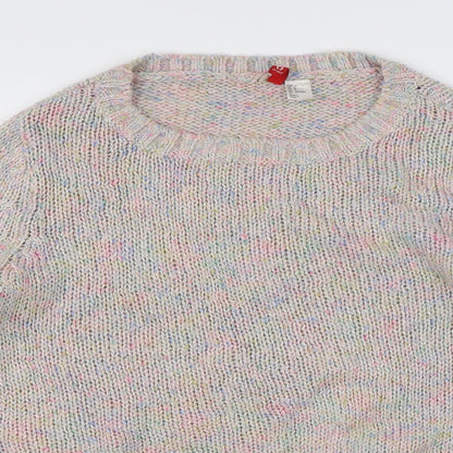 Divided Womens Multicoloured  Knit Pullover Jumper Size 6