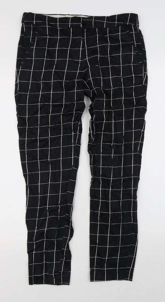 Womens UK Size 6 H&M Regular Fit  Black Trousers