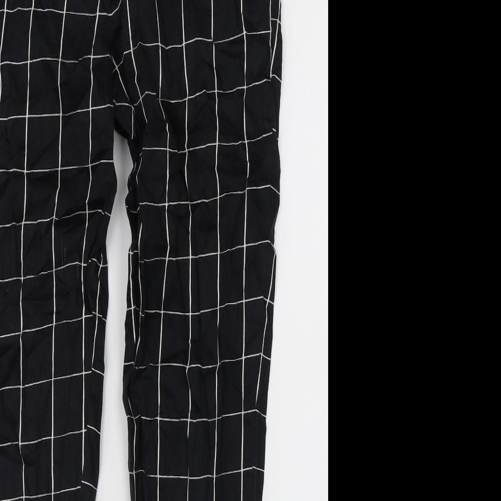 Womens UK Size 6 H&M Regular Fit  Black Trousers