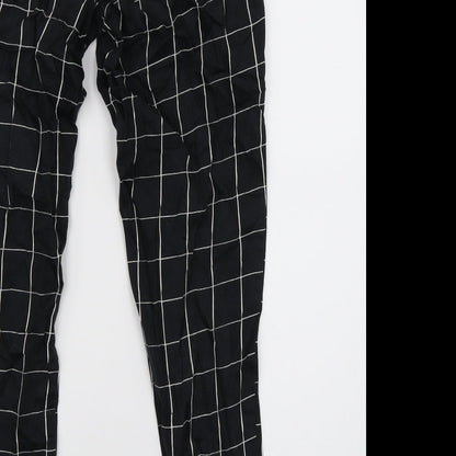 Womens UK Size 6 H&M Regular Fit  Black Trousers