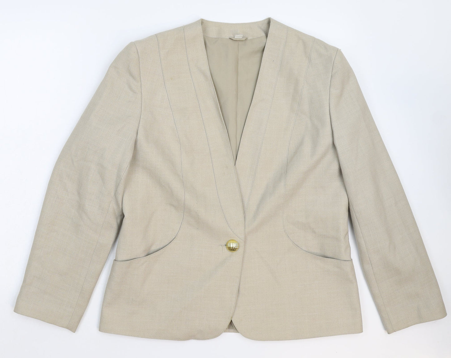 Womens UK Size 14 Miss Smith Regular Grey Blazer