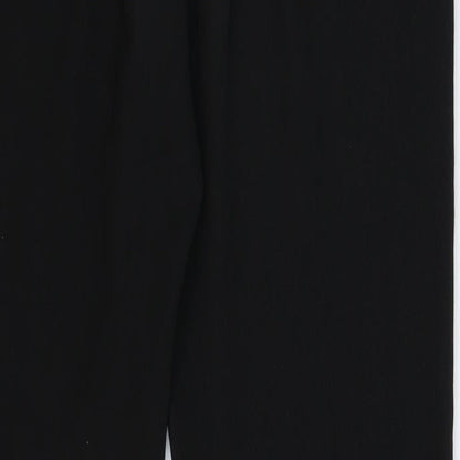 Womens UK Size 30 in Preworn  Capri Black Leggings