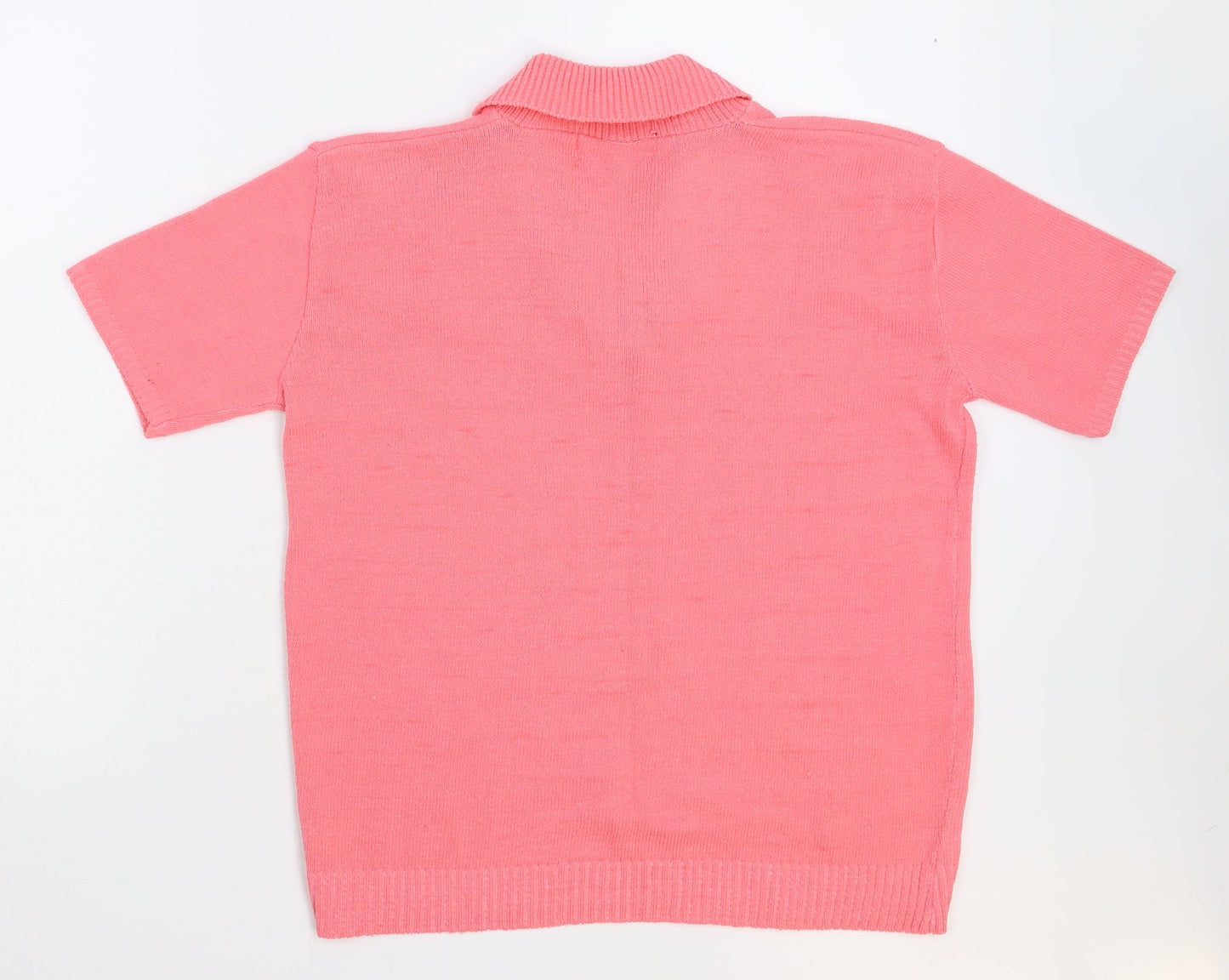 Preworn Womens Pink  Knit Pullover Jumper Size L