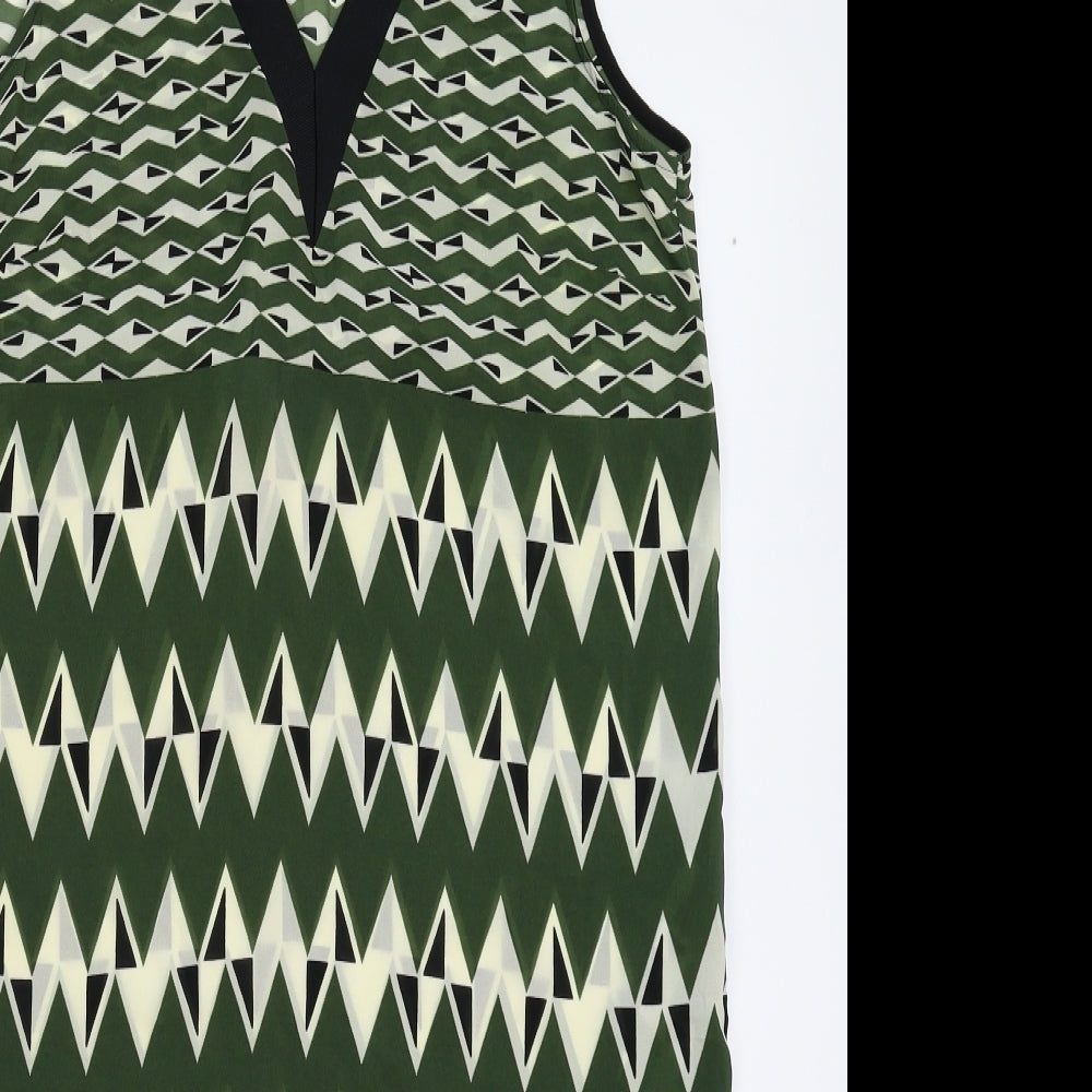 NEXT Womens Multicoloured Geometric  Sheath  Size 8