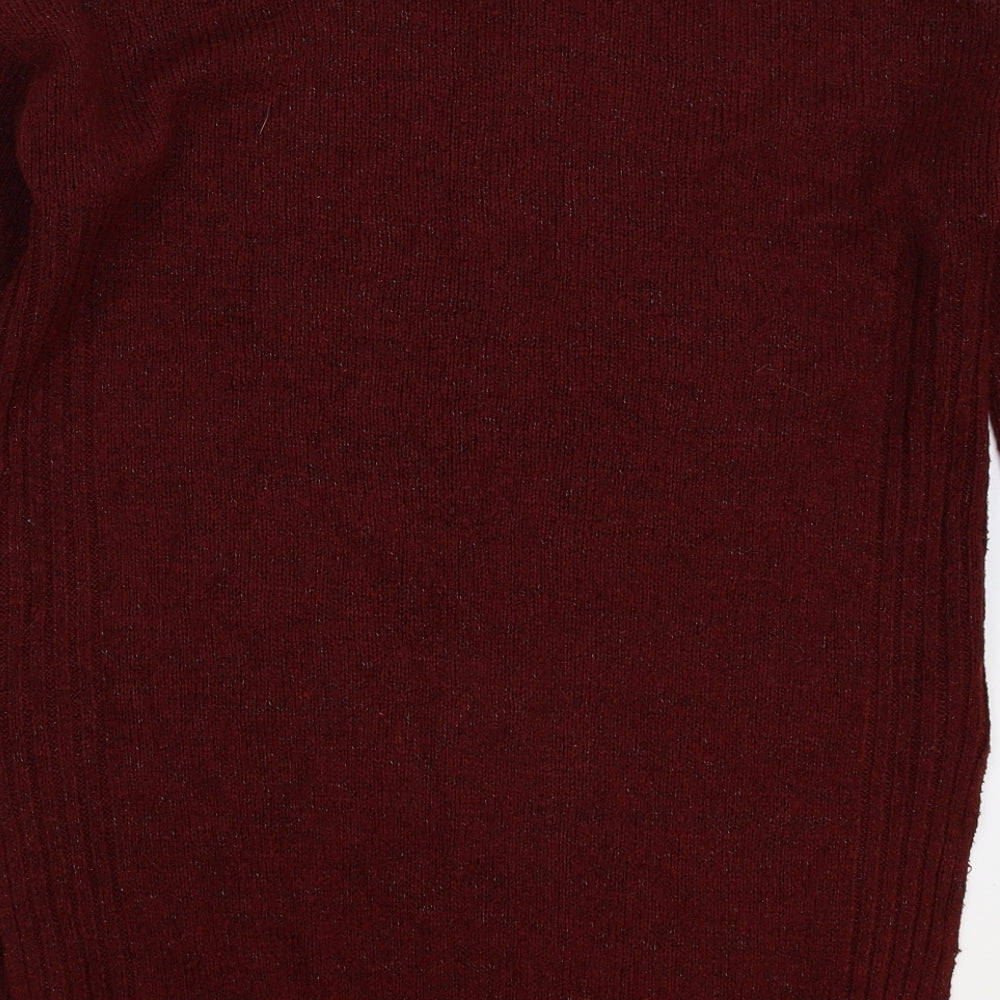 New Look Womens Brown  Knit Pullover Jumper Size 8  - Oversized